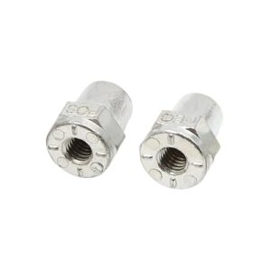 A ABSOPRO 3/8 Female Thread Positive Negative Battery Post Terminal (Set of 2)