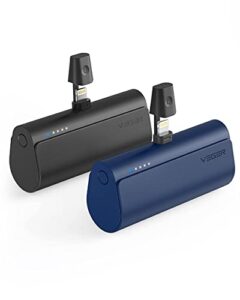 VEGER 2 Packs of 5000mAh Mini Power Bank for iPhone