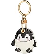 AXFEE 360° Protective Case for AirTag, Cartoon Lemon Leather AirTag Keyring Case For Apple Airtag...