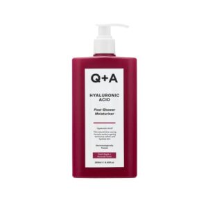 Q+A Hyaluronic Acid Post-Shower Moisturiser for Hydrating Body Care