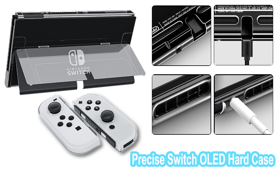 nintendo switch oled games case cover