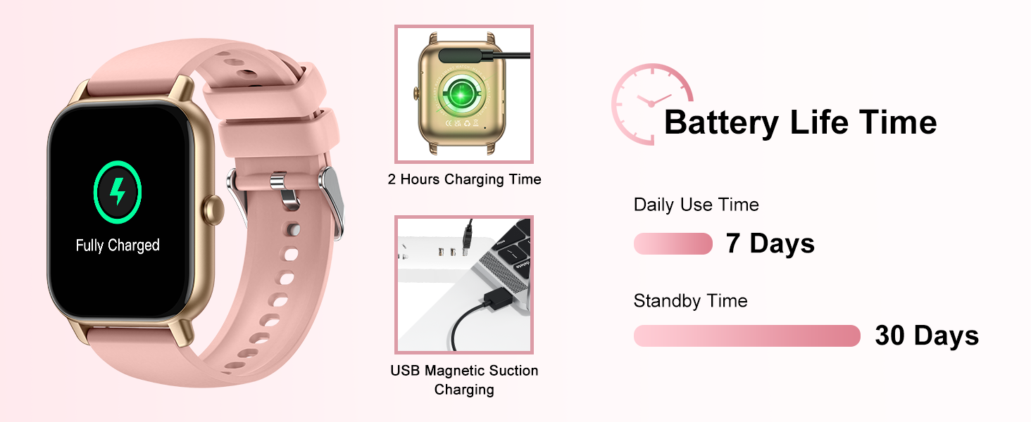 Smart Watch Answer/Make Calls, 1.85