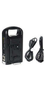 Dual V Mount Battery Charger