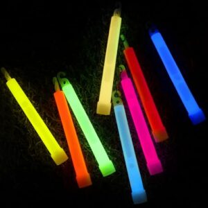 Glow Sticks Party Packs of 25 PCs - 6" Long Glow Sticks for Children