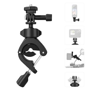 TELESIN 360° Rotatable Handlebar Mount Cycling Clamp Clip for GoPro Hero 12 11 10 9 8 7 6 Max Mini