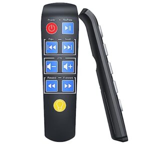 Senior-Friendly Big Buttons Remote Only for ELECTCOM PRO DVD Player