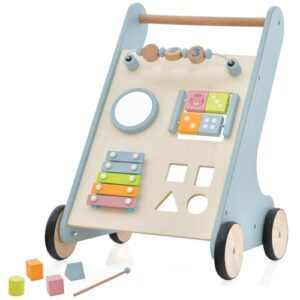 COSTWAY Wooden Baby Walker