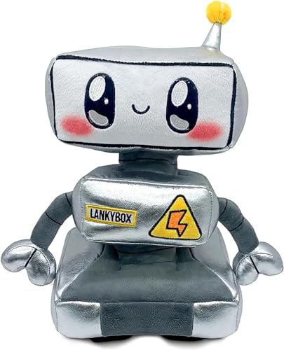 ZBATHTOY Lanky Box Toys Lanky-box Plushies Toys for Kids Age 3+Lankybox Toys for Boys Girls Kids Birthday Present (SLIVER)
