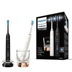 PHILIPS Sonicare 9000 DiamondClean Set of 2 Rechargeable Toothbrushes