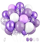 Pink and White Balloons, 35pcs Pink White and Gold Balloons, Pink Confetti Balloons Pink Gold and...