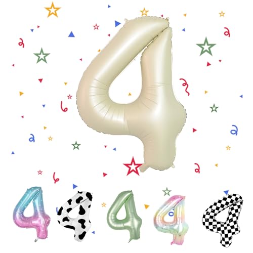 Number 4 Balloon