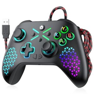 TURPOW Wired Gaming Controller for PC RGB Game Controller