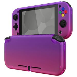 eXtremeRate PlayVital Black Protective Grip Case for Nintendo Switch Lite