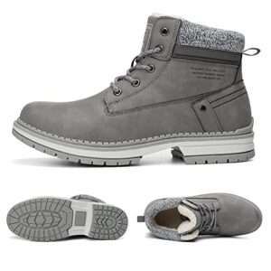 ARRIGO BELLO Snow Boots Womens Winter Boots Warm Ankle Fully Fur Lined Anti-Slip Leather Boots Work Walking Hiking Outdoor Urban 4UK-7UK