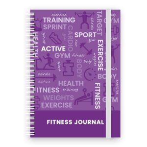 Fitness & Workout Journal/Planner Notebook -Includes Exercise Logs