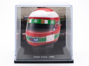 OPO 10 - 1/5 scale helmet reproduction of the famous Ferrari F1 Formula 1 driver: Eddie Irvine - 1999 - CAS3