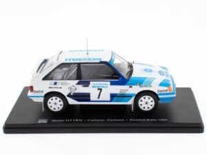 OPO 10 - 1/24 scale model car compatible with Mazda 323 4WD - Carlsson-Carlsson - Swedish Rally 1989 - WRC534