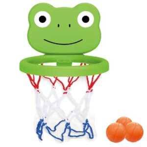Cymwer Water Play Basketball Set 3 Balls Baby Bath Basketball Toy Panda Cat Shape for Baby Children for Bathroom Showe