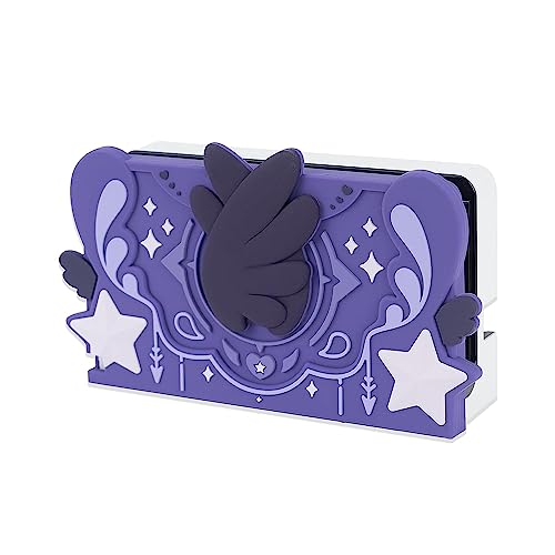 GeekShare Soft Silicone Faceplate Cover for Nintendo Switch/OLED Charging Dock