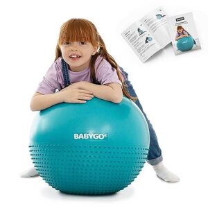 BABYGO® Peanut ball & Kids Exercise Ball Blue and Orange (Kids Exercise Ball