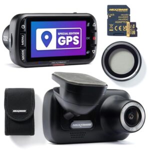 Nextbase 222G GPS Car Dash Cam - 1080p/30fps HD 140° Recording Car Camera Dash Cam with Intelligent Parking
