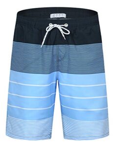 iCKER Mens Swim Shorts Swimming Trunks 3D Print Beach Shorts Boardshorts for Summe