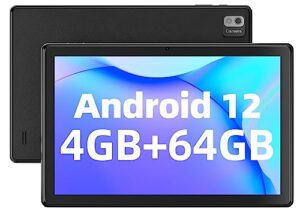 SGIN Tablet 10.1 Inch Android 12 Tablet PC 4GB RAM 64GB Storage