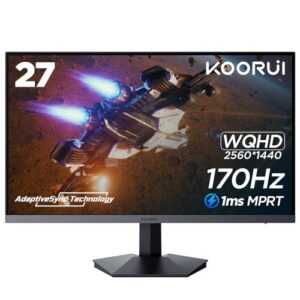 KOORUI 27 Inch Gaming Monitor QHD (2560 x 1440)