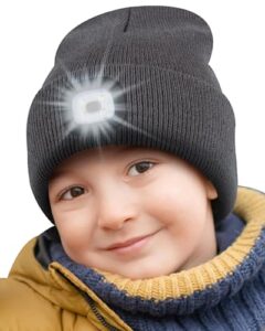 Deilin LED Lighted Beanie Cap for Kids