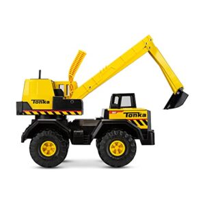 Tonka Steel Classics | Toughest Mighty Excavator | Kids Construction Toys for Boys and Girls