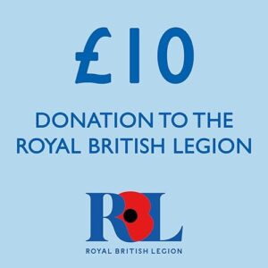 £10 Donation to the Royal British Legio