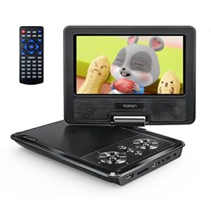 YOTON 9.5" Portable DVD Player with 7.5" HD Swivel Screen for Car and Kids
