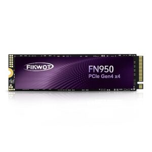 Fikwot FN950 2TB M.2 PCIe Gen4 Internal Solid State Drive with Graphene Cooling Sticker - Up to 4800MB/s