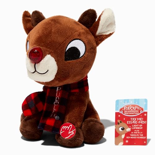 Claire's Rudolph The Red-Nosed Reindeer Singing Plush Toy