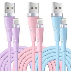 iPhone Charger [Apple MFi Certified] 3Pack 6FT/1.8M Fast Charging Cable Lead Long Apple Charger Cable for iPhone 14 13 12 11 Xs Max XR X 8 Plus 7 Plus 6 Plus 5s SE