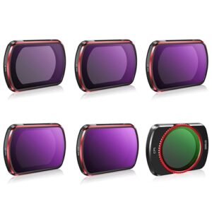 STARTRC ND Filters Set for DJI Osmo Pocket 3 Creator Combo Accessories - 6 Pack CPL