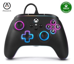 PowerA Advantage Wired Controller for Xbox Series X|S with Lumectra - Black