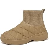 Ulogu Winter Boots For Women Warm Fur Lined Waterproof Snow Boots Ladies Non-Slip Outdoor Shoes