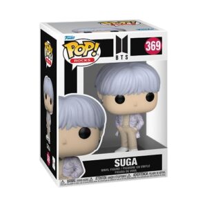 Funko POP! Rocks: BTS - Suga - Collectable Vinyl Figure - Gift Idea - Official Merchandise - Toys for Kids & Adults - Music Fans - Model Figure for Collectors and Display