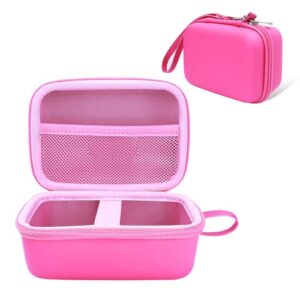 Kids Camera Case Compatible with Gofunly/VTech/Hangrui/Cocopa/Vavkasi/YunLone/GKTZ/Mgaolo and More Kids Digital Camera and Waterproof Camera Case for Girls and Boys Toddler Camera (Pink)