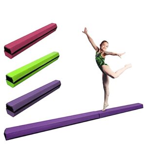 HomeSun Balance Beam 240 cm Foldable Balance Beam Gymnastics Balance Bar Gymnastics Bar Exercise Fitness Training Gymnastics for Childre