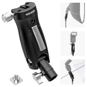 NEEWER Cold Shoe Flash Bracket Mount with Pistol Handle Grip