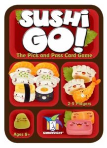 Gamewright | Sushi Go | Card Game | Ages 8+ | 2-5 Players | 15 Minutes Playing Time