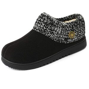 FamilyFairy Women's Slippers Memory Foam Slippers Woolen Knit