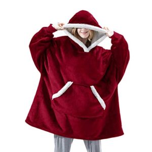 Shamdon Home Collection Oversized Blanket Hoodie with Giant Pocket