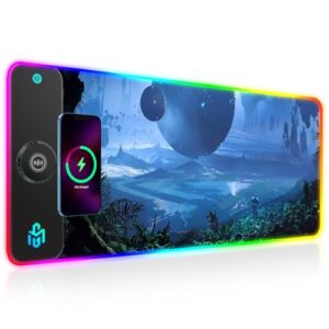GIM Wireless Charging RGB Gaming Mouse Pad 15W