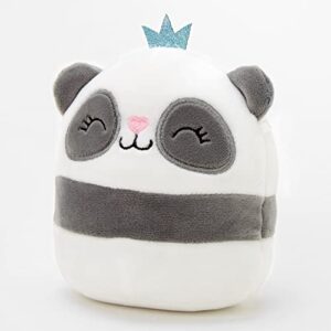 Claire's Exclusive Squishmallow 5-inch Grey Panda Plush Toy