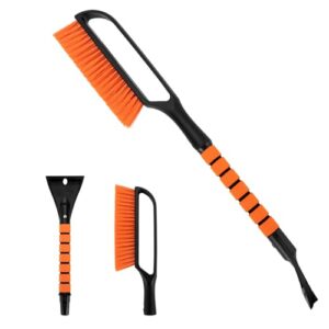 SNMIX Ice Scraper for Car Windscreen 2-in-1 Ice Scraper with Snow Brush - Detachable