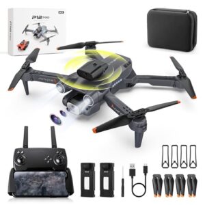 CQWLKEJ Mini Drone with Camera 1080P HD FPV for Kids Adults Christmas Gifts Foldable Camera FPV Drone for Beginners with Headless Mode