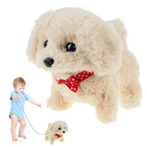 Toy Dogs for Kids Age 1-3 Walking Dog Toys for 1 2 3 Year Old Boys Girls Interactive Dog Toys Gifts for 1 2 3 Year Old Walking Toys Dogs for Boys Girls Toddler Kids Birthday Present Gifts Age 1-3